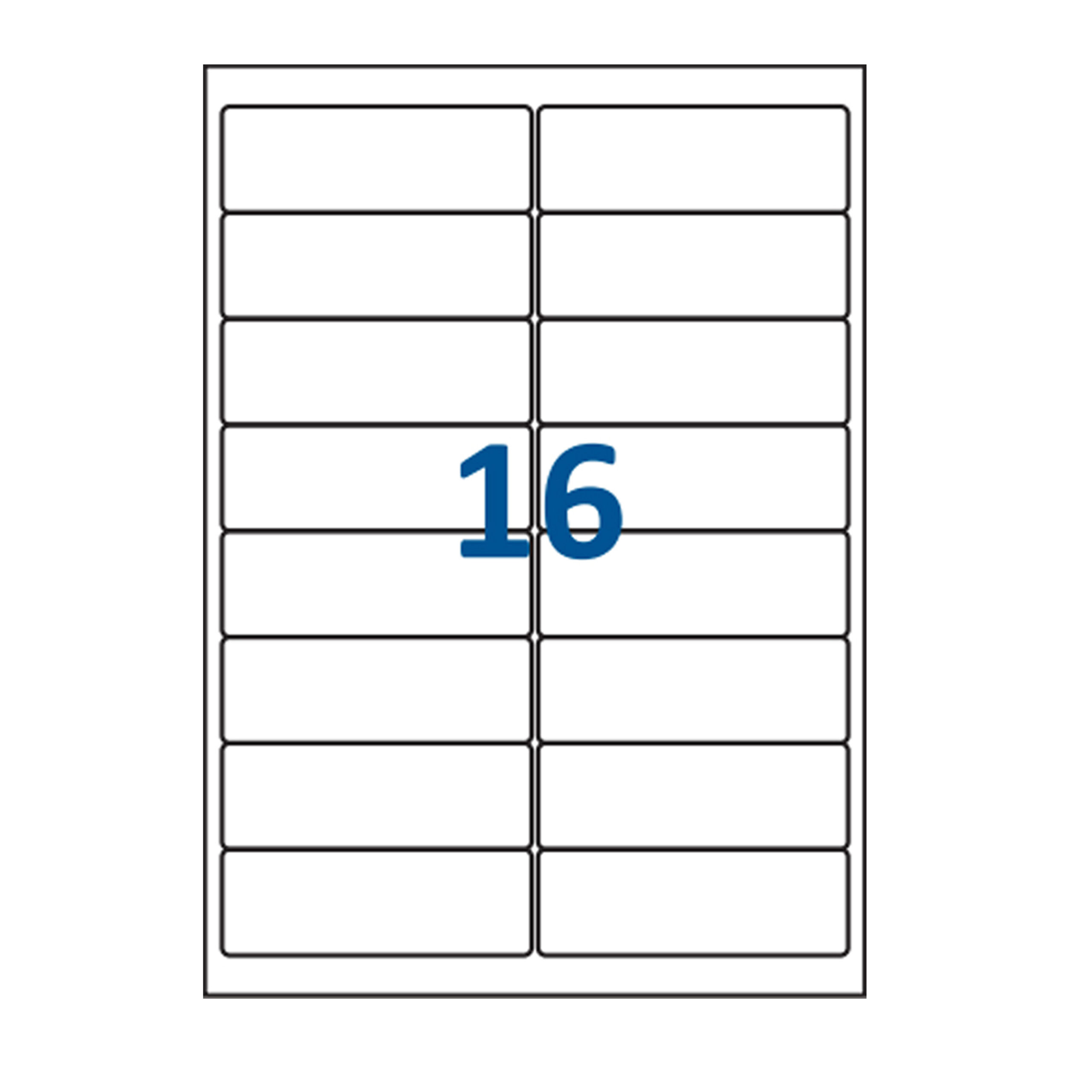 jeco-planche-a4-16-tiquettes-99x33-9-mm-blanches image 1
