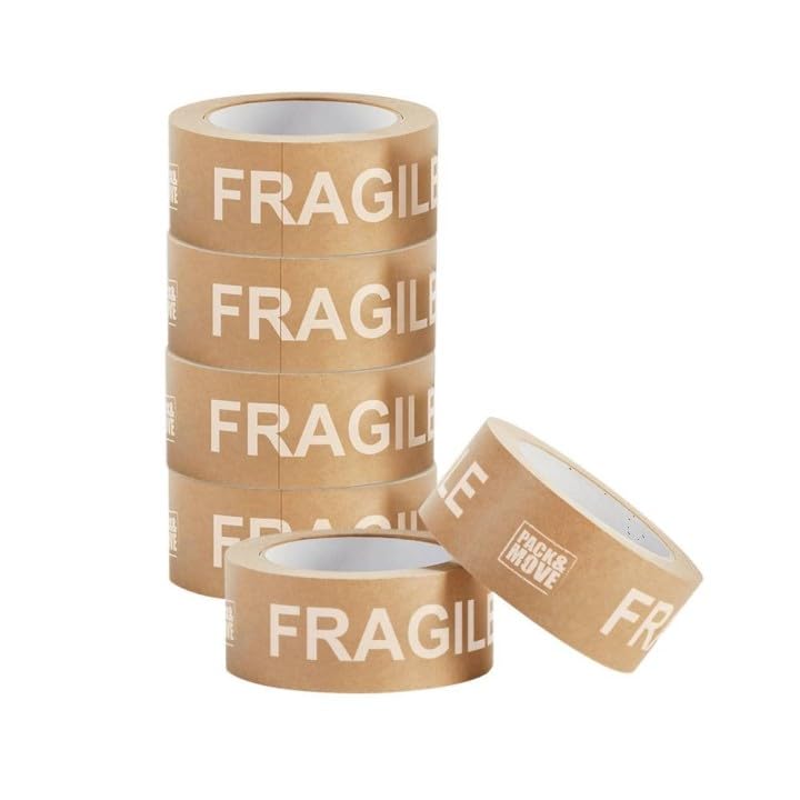 pack-and-move-ruban-adh-sif-kraft-fragile-scotch-lot-de-6-x-50-m image 1