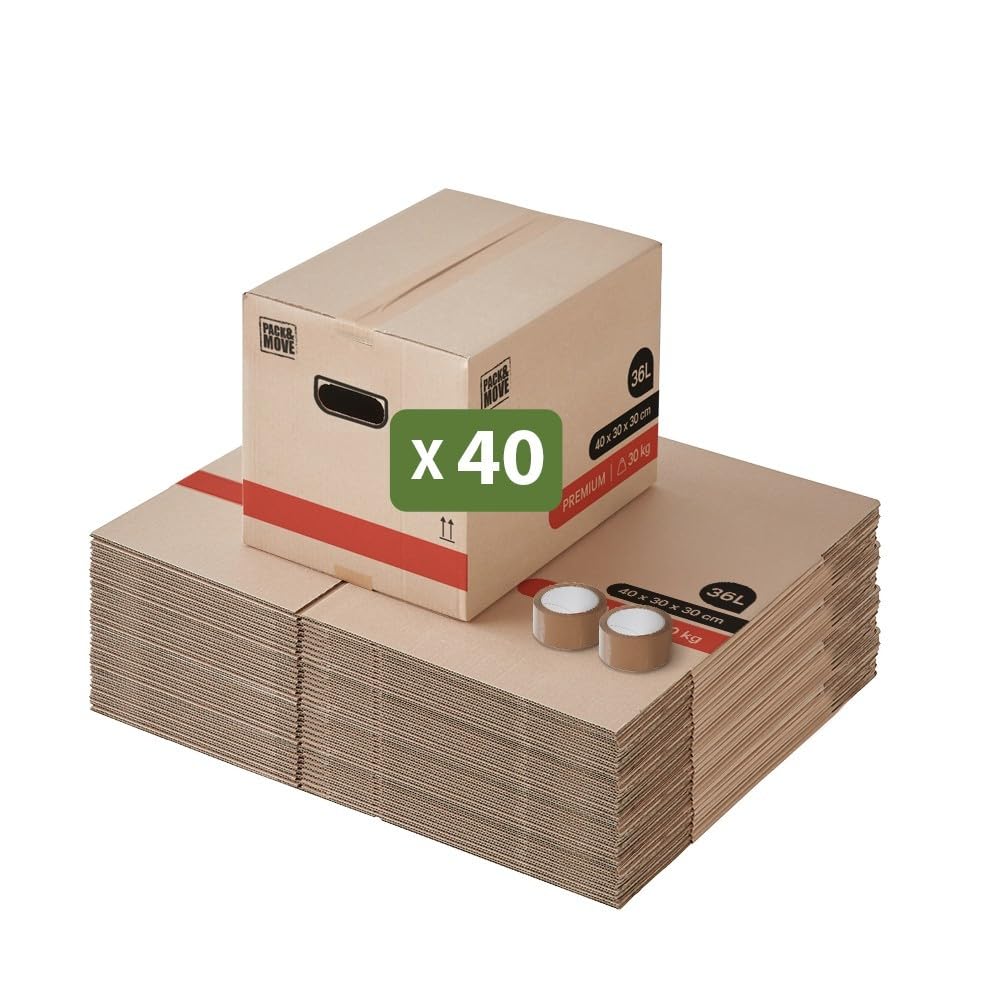 pack-and-move-cartons-premium-lot-40-cartons-livres-40x30x30-double-cannelure image 2