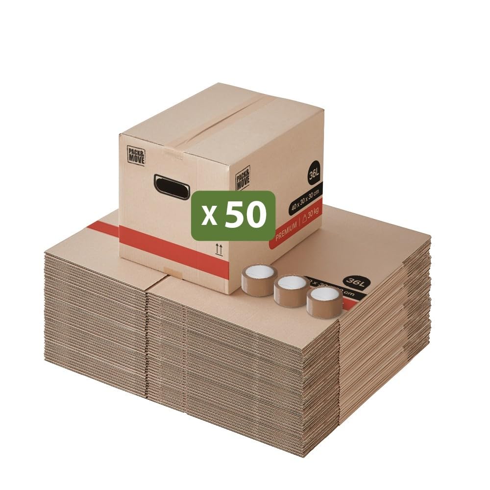 pack-and-move-cartons-premium-40x30x30-carton-livres-lot-50-double-cannelure image 2