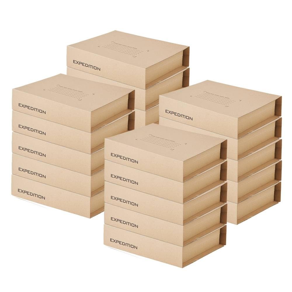 pack-and-move-bo-tes-d-exp-dition-lot-20-taille-m-31x25x7-adh-sive image 1