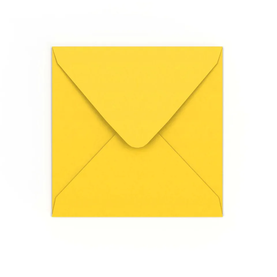 enveloppes-france-enveloppe-jaune-155x155-mm-carr-e-120g image 1