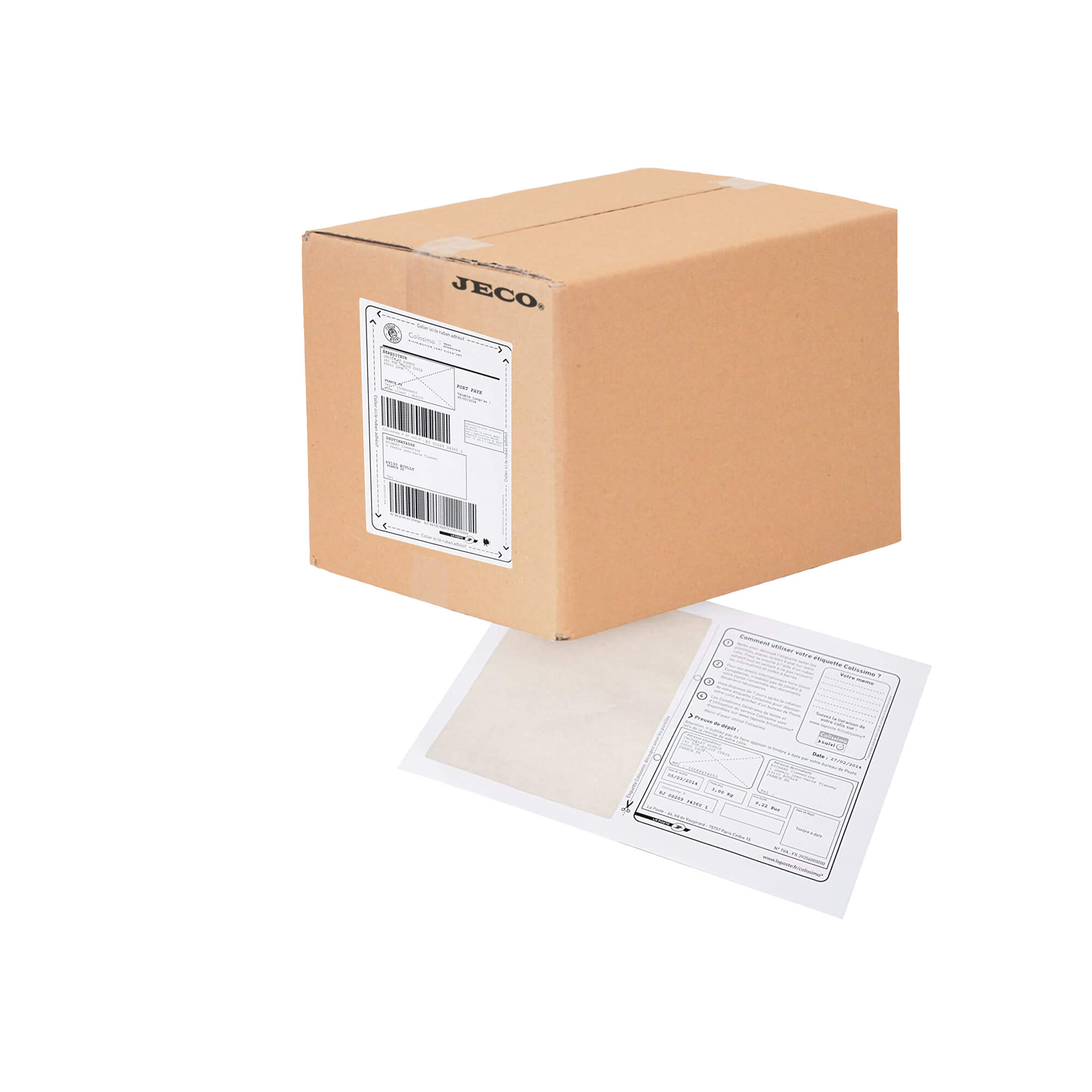 jeco-distribution-tiquette-colissimo-a4-150x100mm-blanche image 2