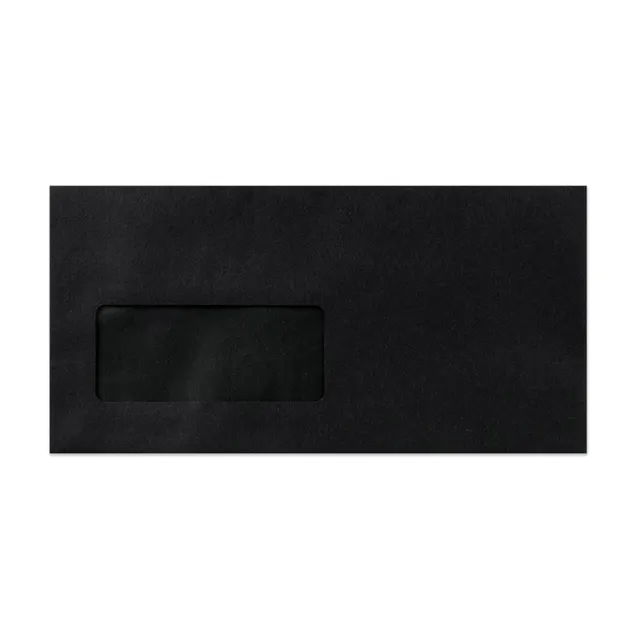 enveloppes-france-enveloppes-color-es-dl-enveloppe-noire-110x220-mm image 1