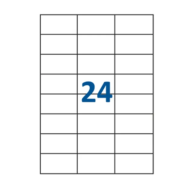 jeco-70x37-mm-planche-tiquettes-autocollantes-a4-24-pcs image 1