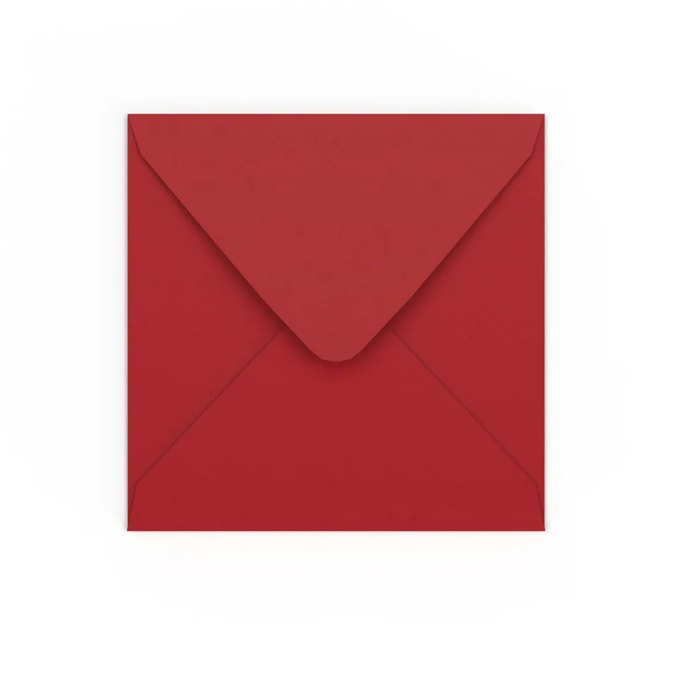 enveloppes-france-enveloppe-rouge-fonc-e-155x155-mm-carr-e image 1