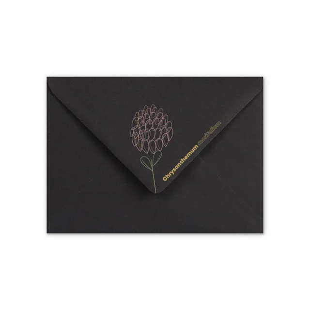 enveseur-v-nements-c6-enveloppe-condol-ances-chrysanth-me image 1