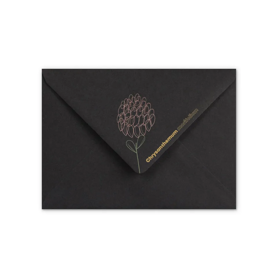 enveseur-v-nements-c6-enveloppe-condol-ances-chrysanth-me image 1