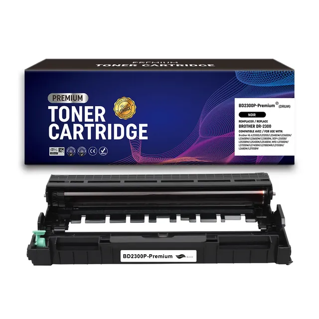 jeco-toner-tambour-dr-2300-premium-noir-12000-pages image 1
