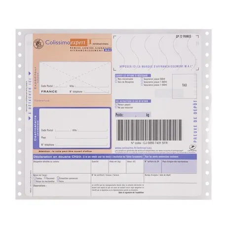 francotyp-postalia-consommables-liasses-colissimo-expert-fp-cei-x10 image 1