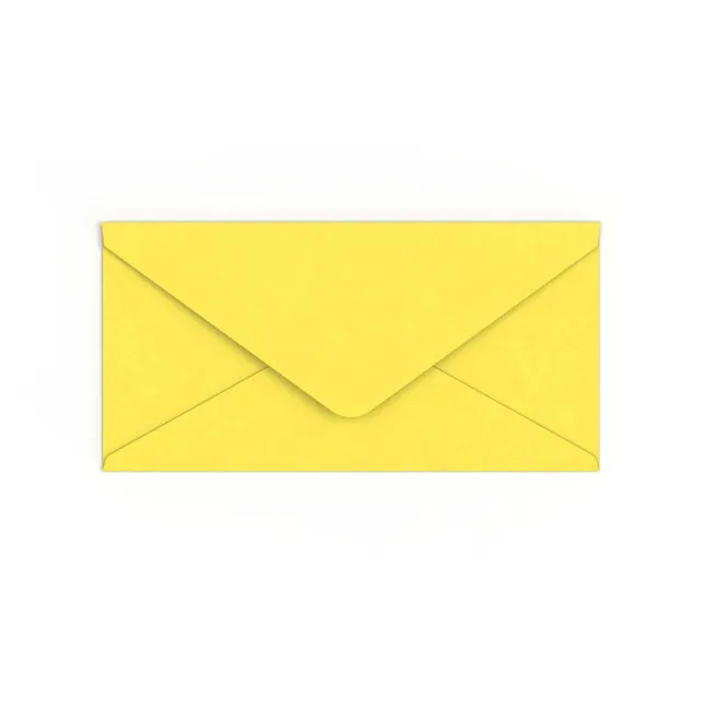 enveseur-enveloppes-color-es-jaune-tournesol-dl-110x220-mm-enveloppe image 1