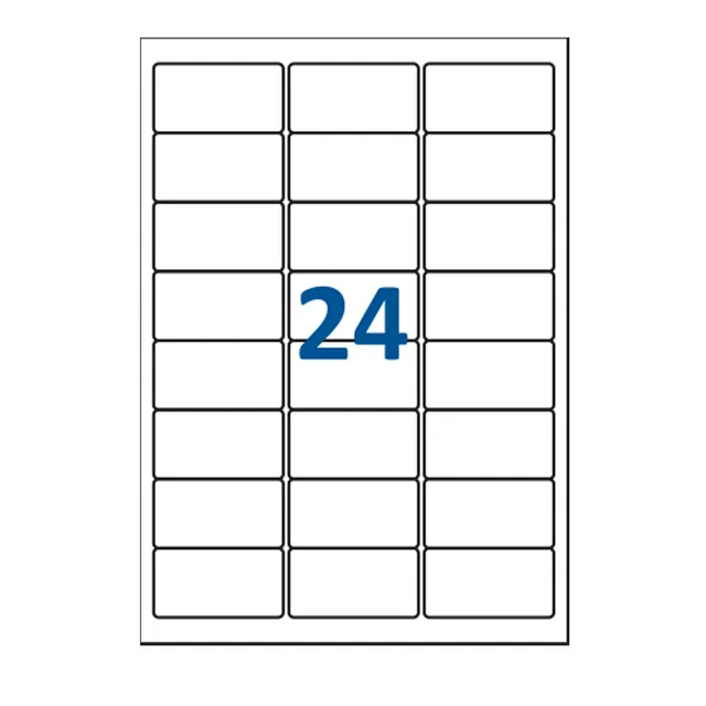 jeco-adh-sifs-tiquettes-63-5x33-9-mm-autocollantes-24-feuille image 1
