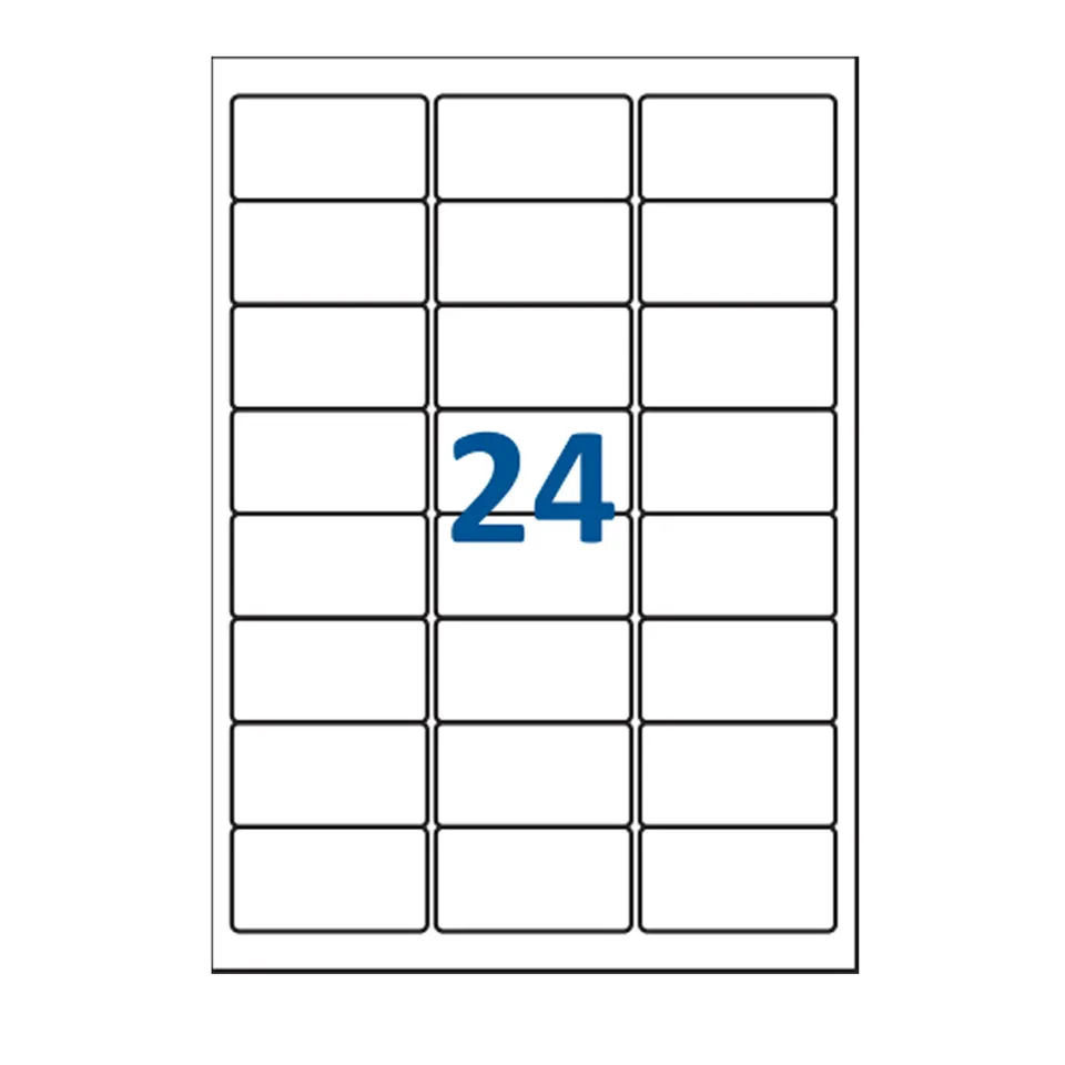jeco-adh-sifs-tiquettes-63-5x33-9-mm-autocollantes-24-feuille image 1