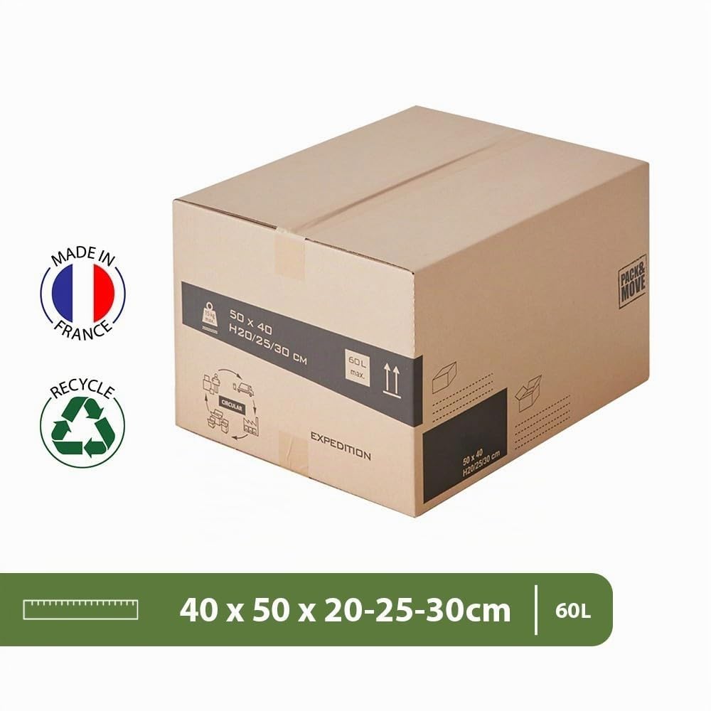 pack-and-move-cartons-d-m-nagement-50x40-hauteur-variable-carton-lot-25-60l image 3
