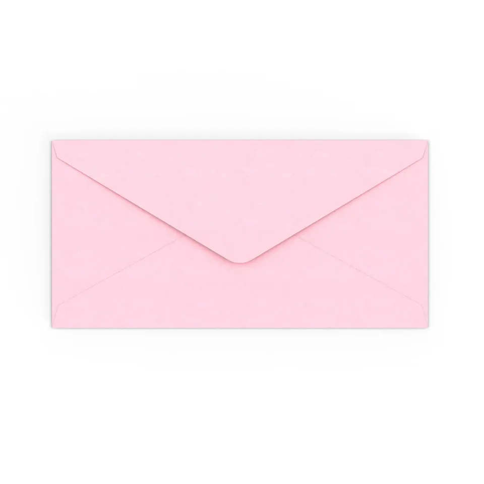 enveloppes-france-color-es-dl-110x220-enveloppe-rose-p-le image 1