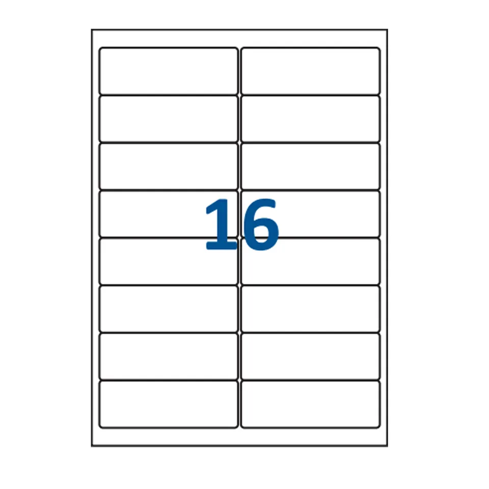 jeco-planche-a4-16-tiquettes-99x33-9-mm-blanches image 1