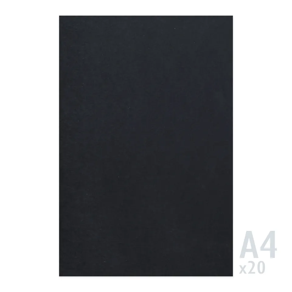 enveloppes-france-papier-noir-225g-a4-20-feuilles-lisse image 1