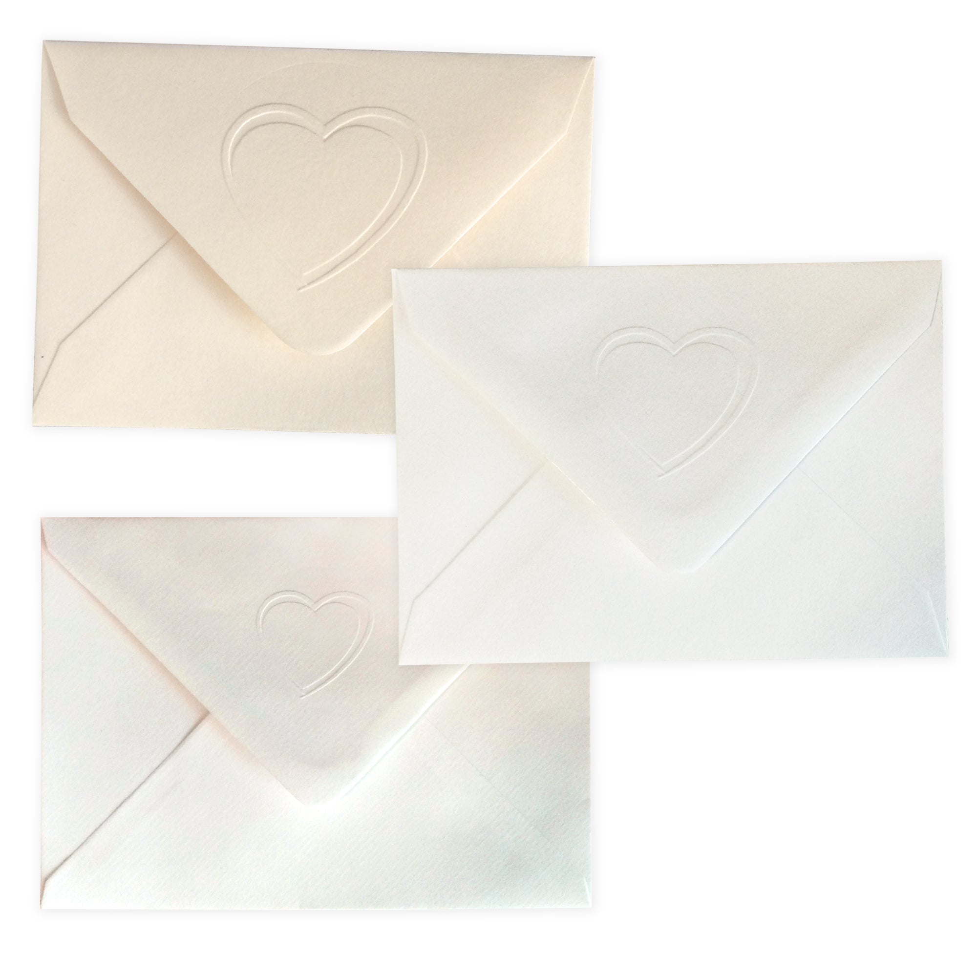 enveseur-v-nements-enveloppe-c-ur-gaufr-magnolia-blanc-c6-c7 image 1