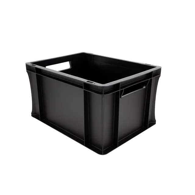 pack-and-move-bacs-de-rangement-40x30x22-bac-plastique-noir-20l image 1