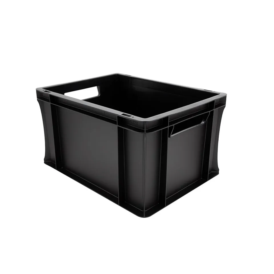 pack-and-move-bacs-de-rangement-40x30x22-bac-plastique-noir-20l image 1