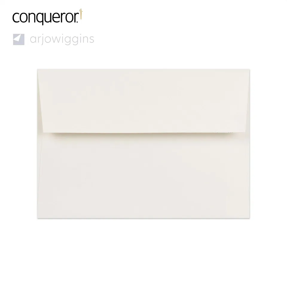 enveloppes-france-conqueror-v-lin-blanc-nacr-enveloppe-114x162-c6 image 1