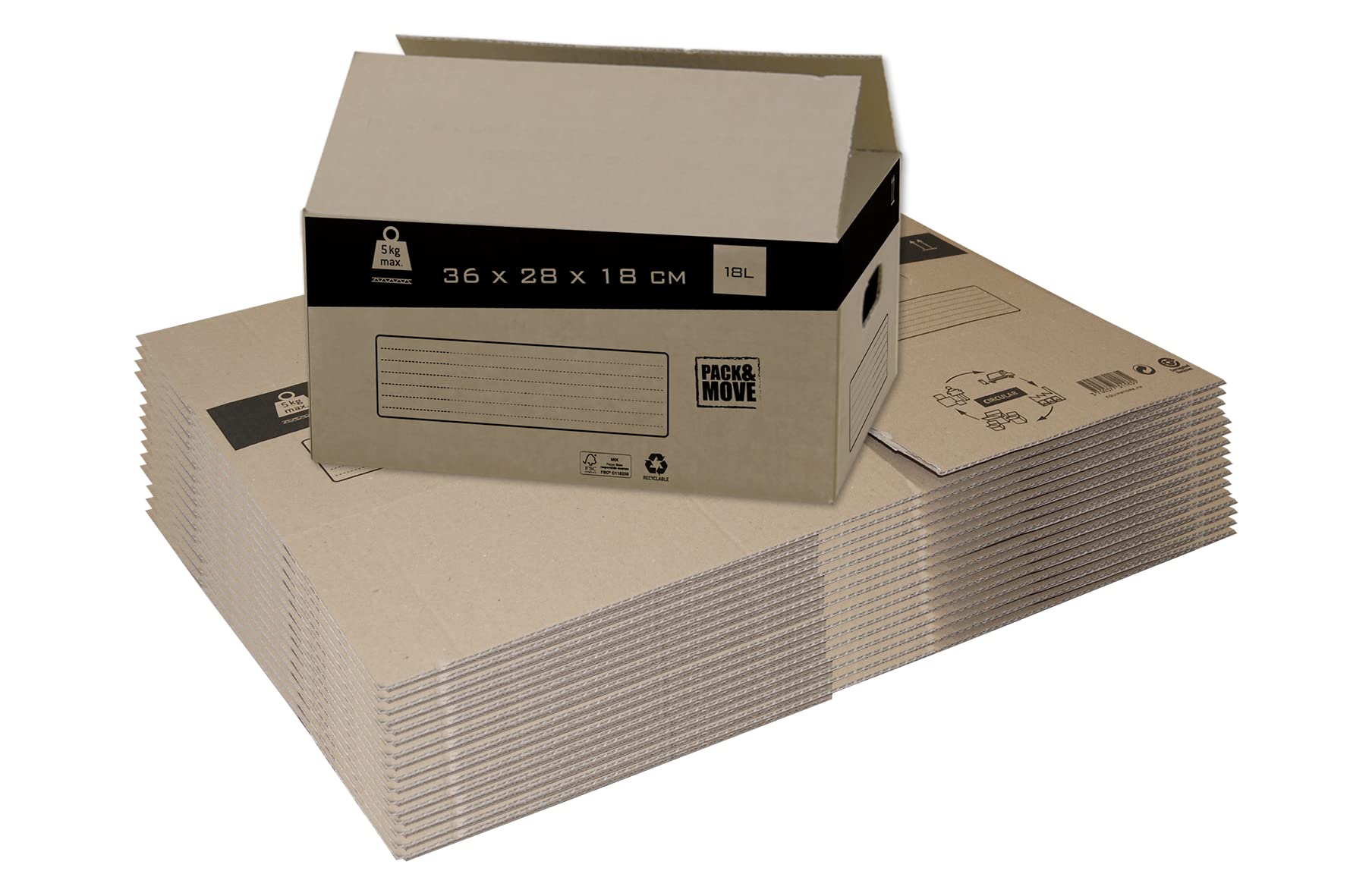 pack-and-move-stockage-petit-carton-36x28x18-lot-40-18l image 1