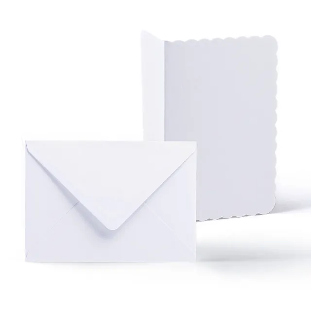 enveloppes-france-cartes-et-papiers-enveloppe-blanche-155x155-mm-bord-ondul image 1