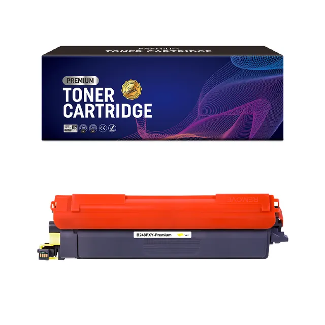 brother-tn-248xly-toner-premium-jaune-compatible-2300-pages image 1