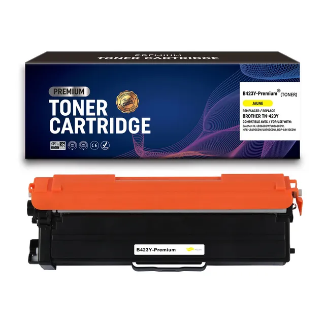 brother-tn-423y-toner-jaune-4000-pages-compatible image 1