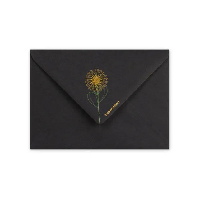 enveloppes-france-pissenlit-enveloppe-noire-c6-120g-motif image 1