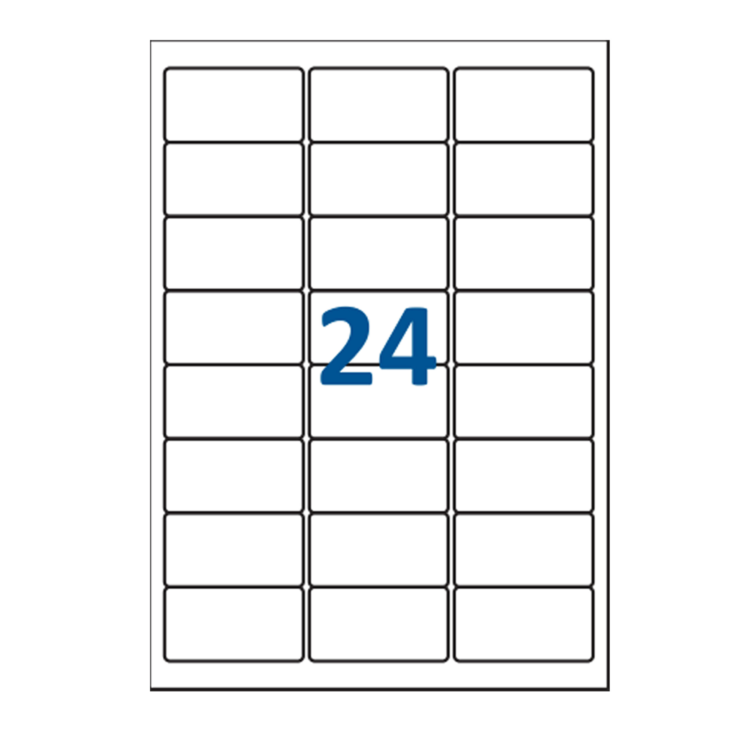 jeco-adh-sifs-tiquettes-63-5x33-9-mm-autocollantes-24-feuille image 1