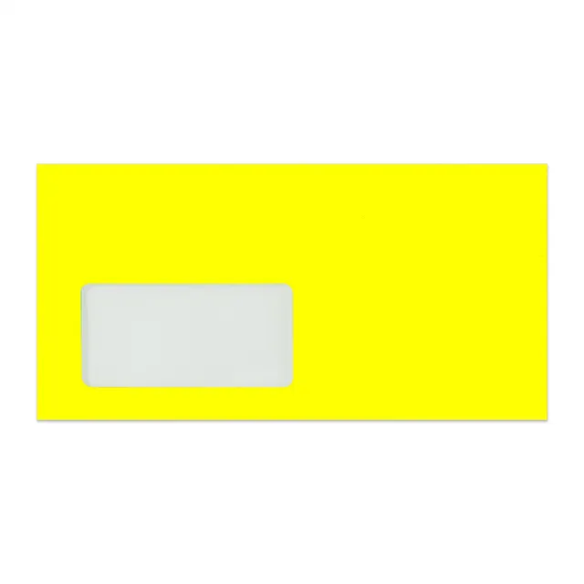 enveloppes-france-color-es-dl-110x220-enveloppe-jaune-n-on-fen-tre image 1