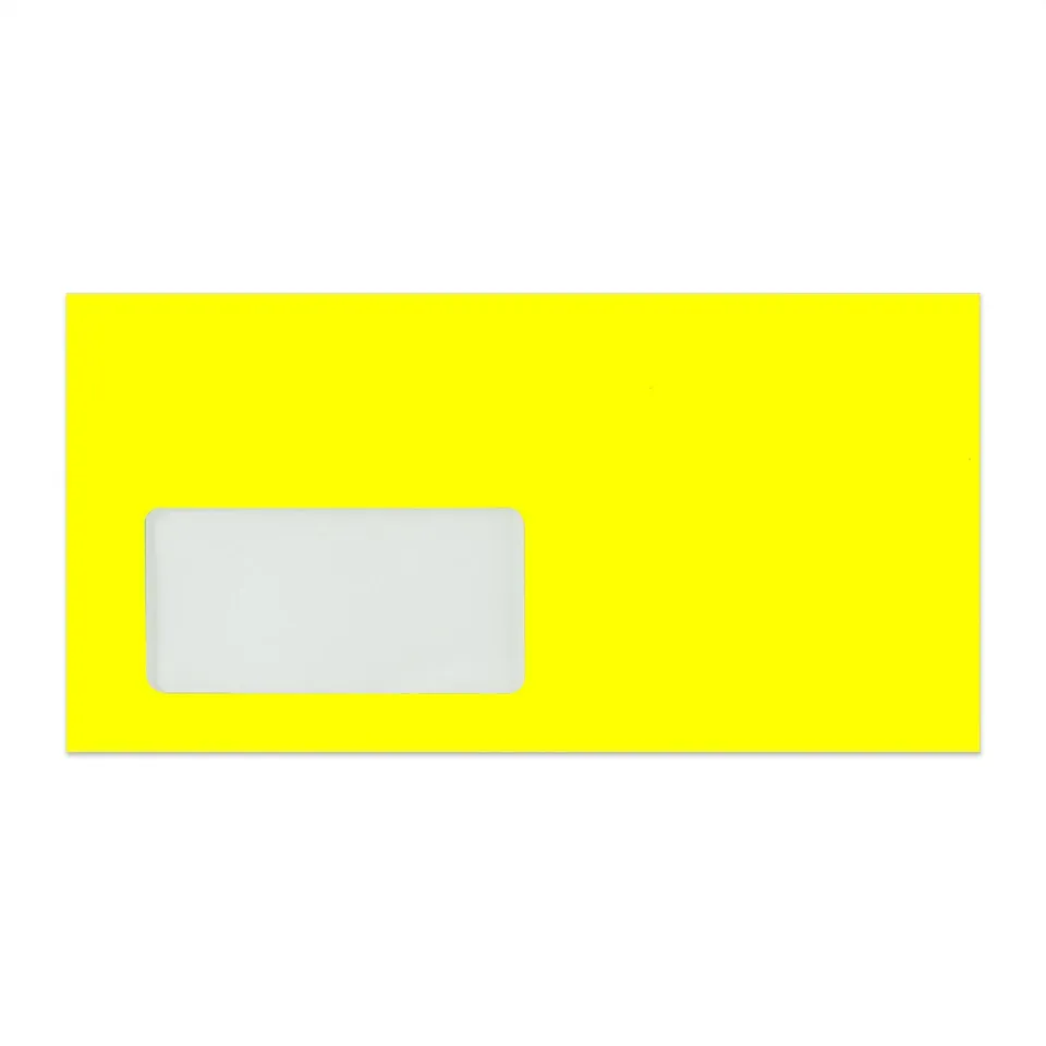 enveloppes-france-color-es-dl-110x220-enveloppe-jaune-n-on-fen-tre image 1