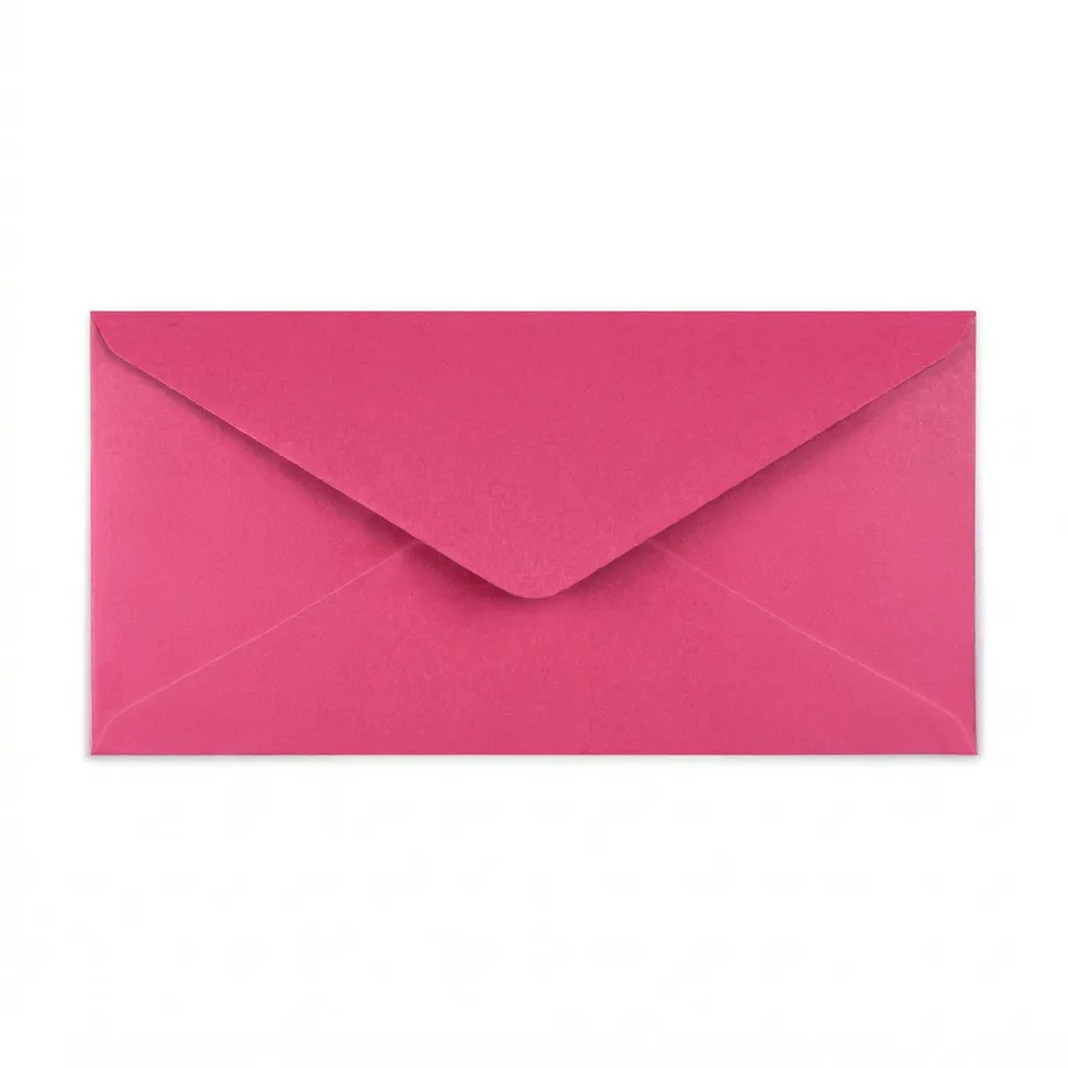 enveloppes-france-enveloppe-rose-fuchsia-110x220-mm-dl image 1