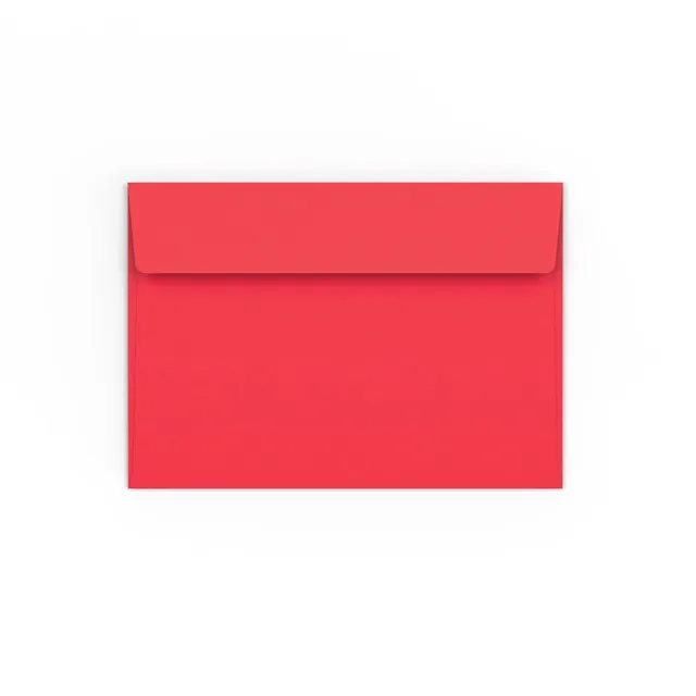 enveloppes-france-color-es-c6-enveloppe-114x162-mm-rouge-clatante image 1