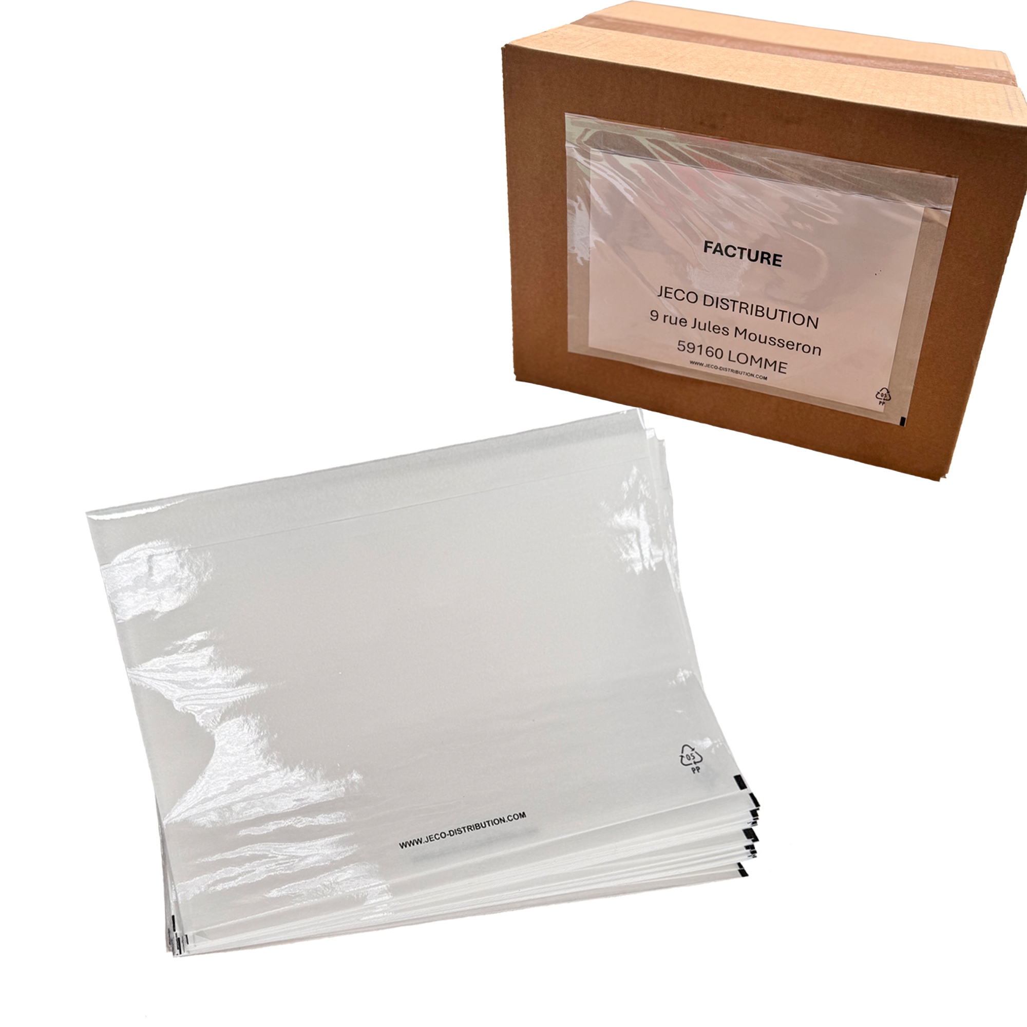 jeco-distribution-pochette-porte-document-a5-adh-sive-neutre image 2