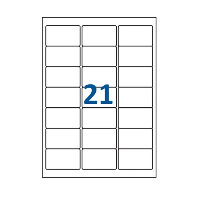 tiquettes-autocollantes-a4-63-5x38-1-mm-21-tiquettes-blanches image 1