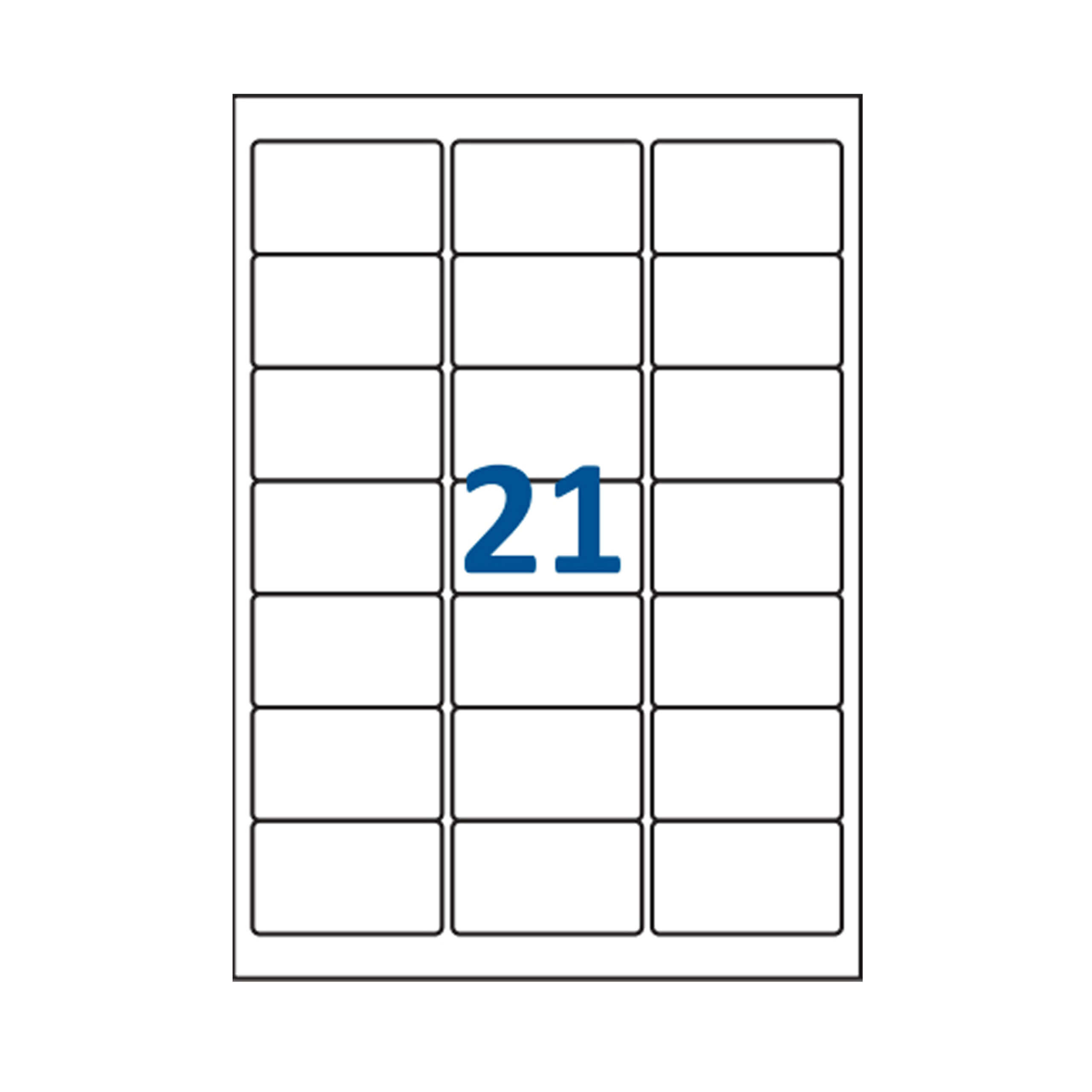 tiquettes-autocollantes-a4-63-5x38-1-mm-21-tiquettes-blanches image 1