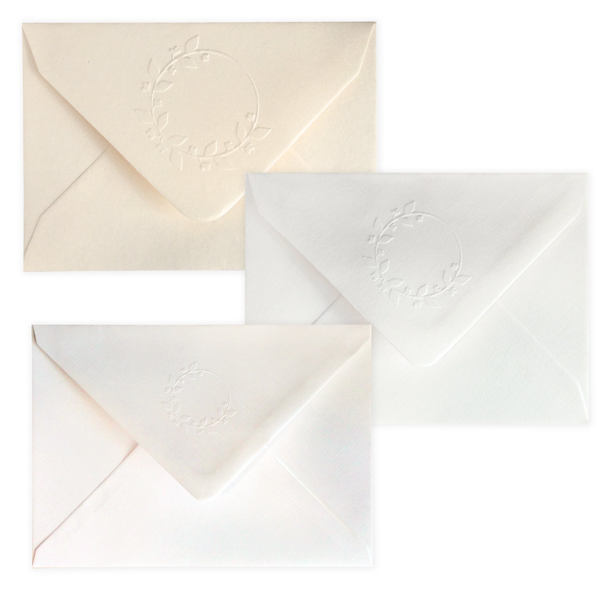 enveloppes-france-couronne-laurier-enveloppe-gaufr-e-magnolia-c6 image 1
