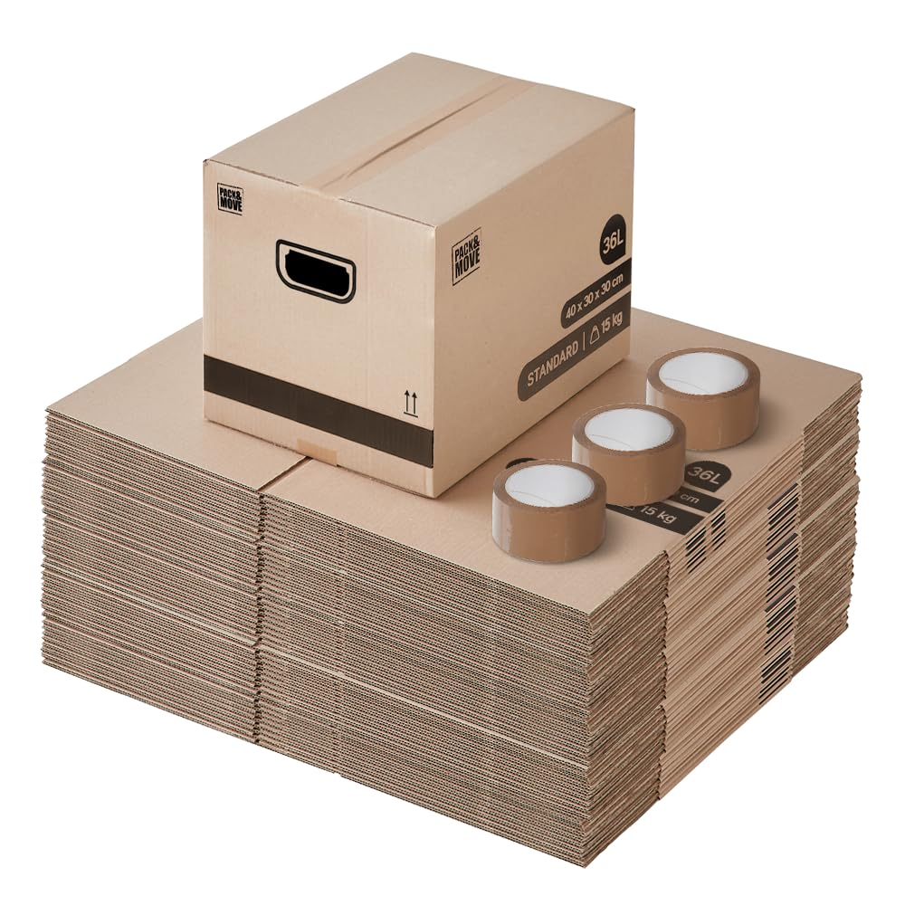 pack-and-move-cartons-de-stockage-livres-40x30x30-carton-lot-50 image 2