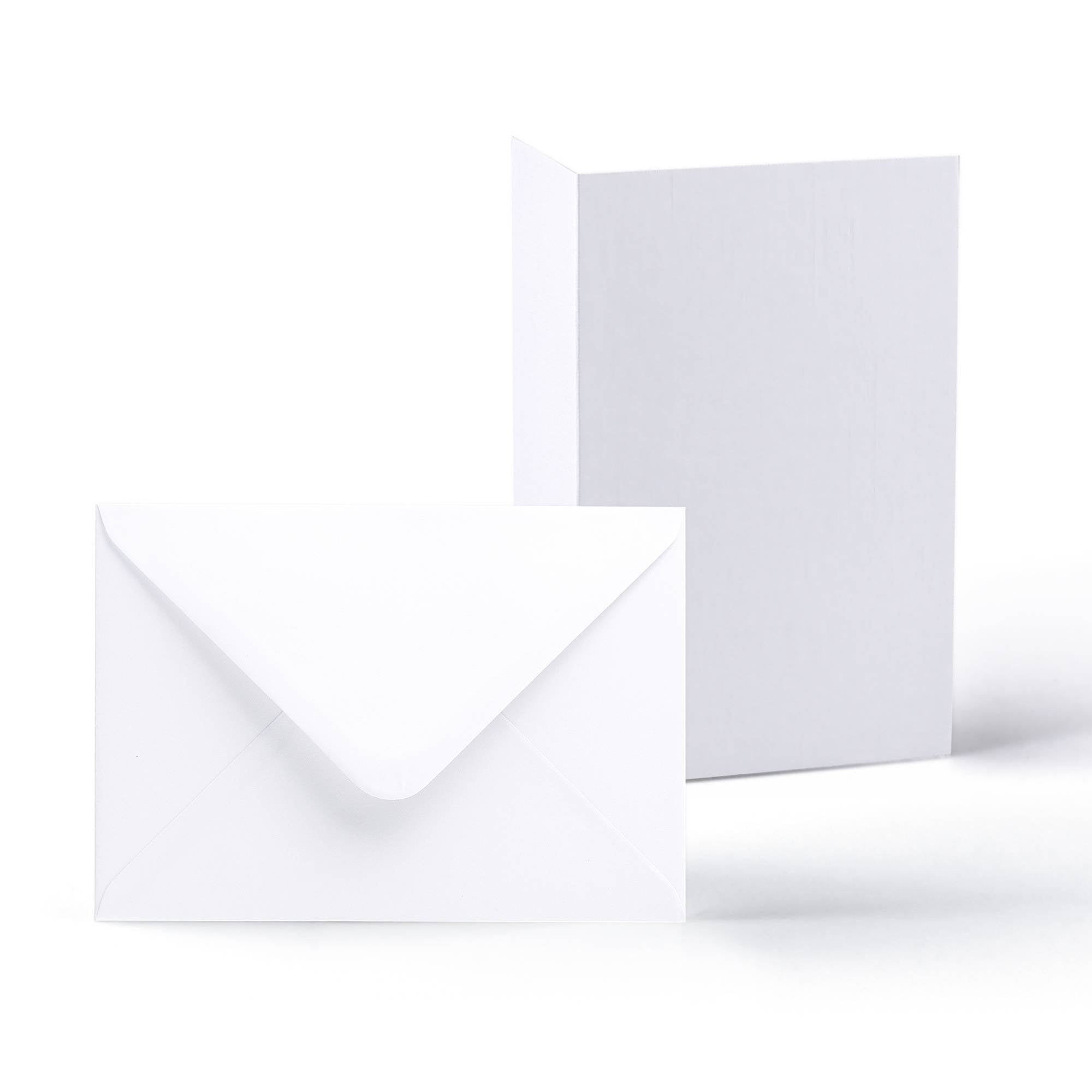 enveloppes-france-cartes-lot-cartes-300g-enveloppes-blanches-lisses image 1