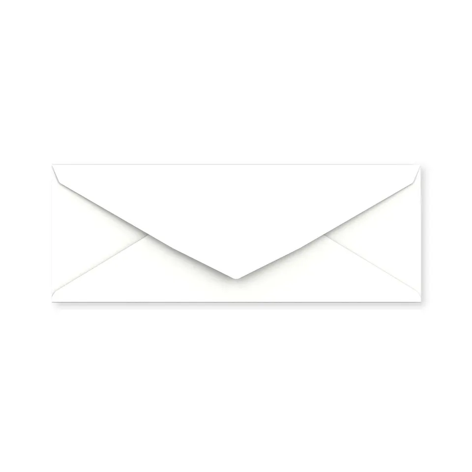 enveloppes-france-enveloppes-en-papier-blanche-80x215-mm-rabat-pointu image 1