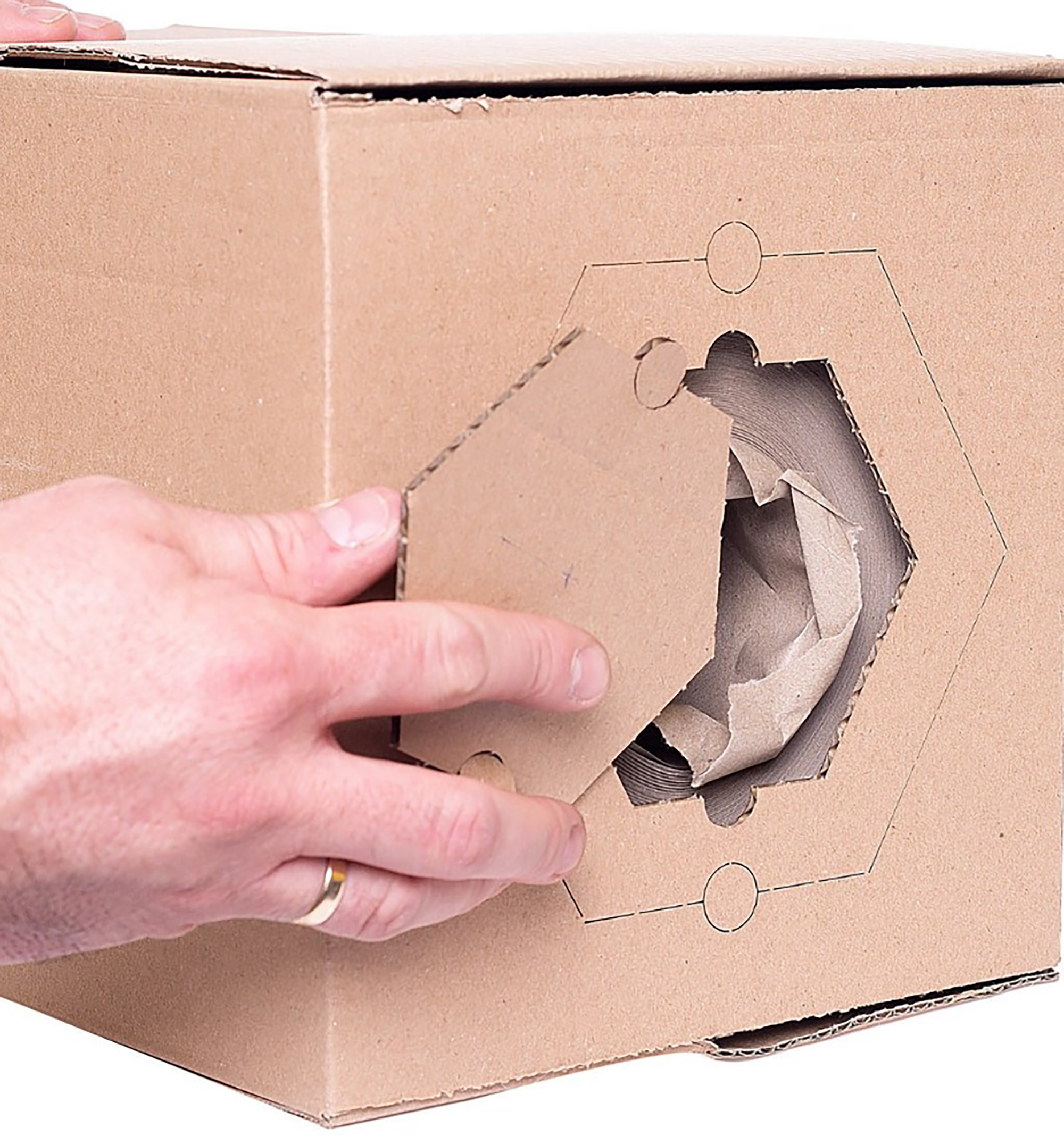 papier-kraft-calage-40cm-x-250m-bo-te-distributrice image 3