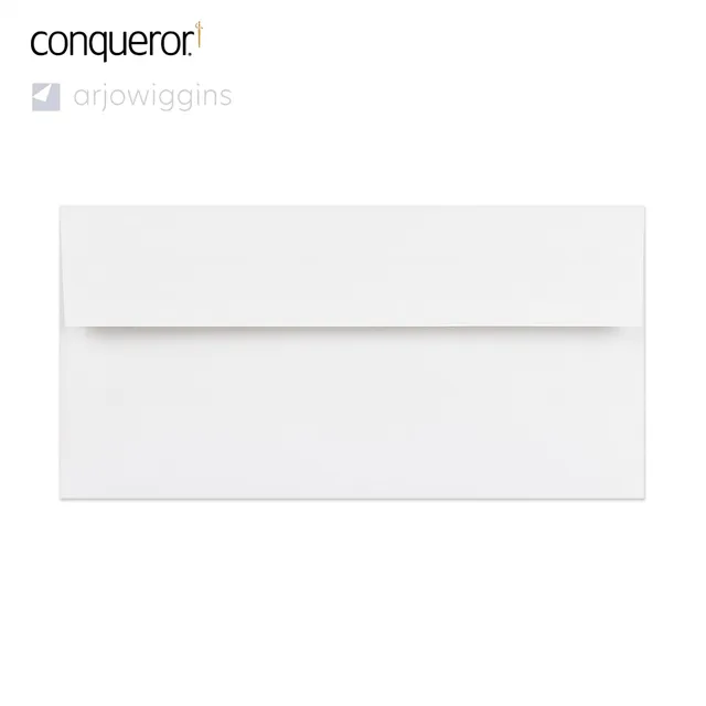 enveloppes-france-conqueror-enveloppe-v-lin-blanc-glacier-dl-110x220 image 1