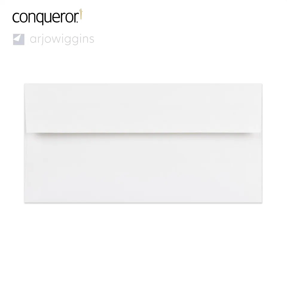 enveloppes-france-conqueror-enveloppe-v-lin-blanc-glacier-dl-110x220 image 1