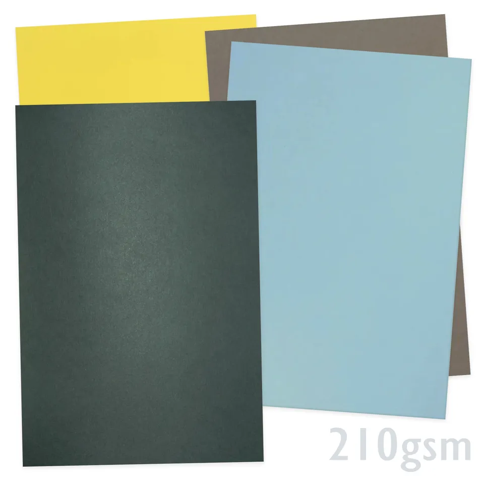 enveloppes-france-sirio-color-a4-papier-noir-210g-25-feuilles image 1
