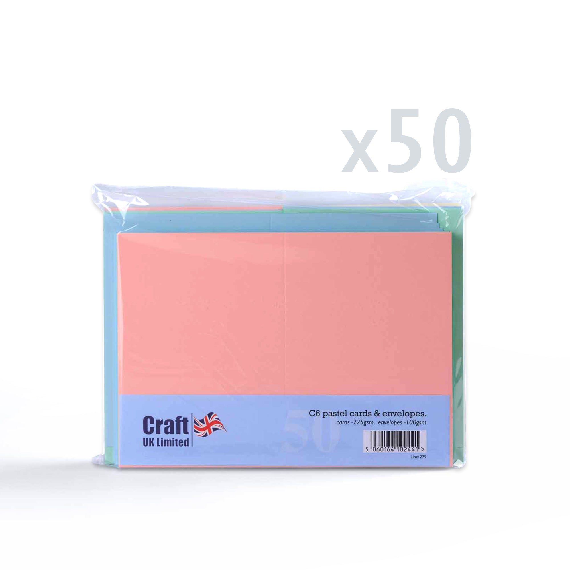 enveloppes-france-cartes-pack-cartes-pastel-enveloppes-assorties image 4