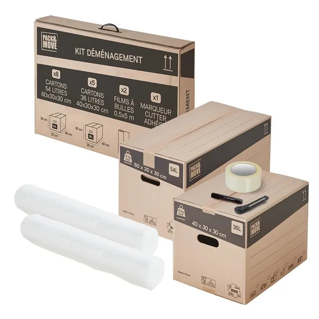 pack-and-move-kits-de-d-m-nagement-t1-t2-complet-13-cartons image 1