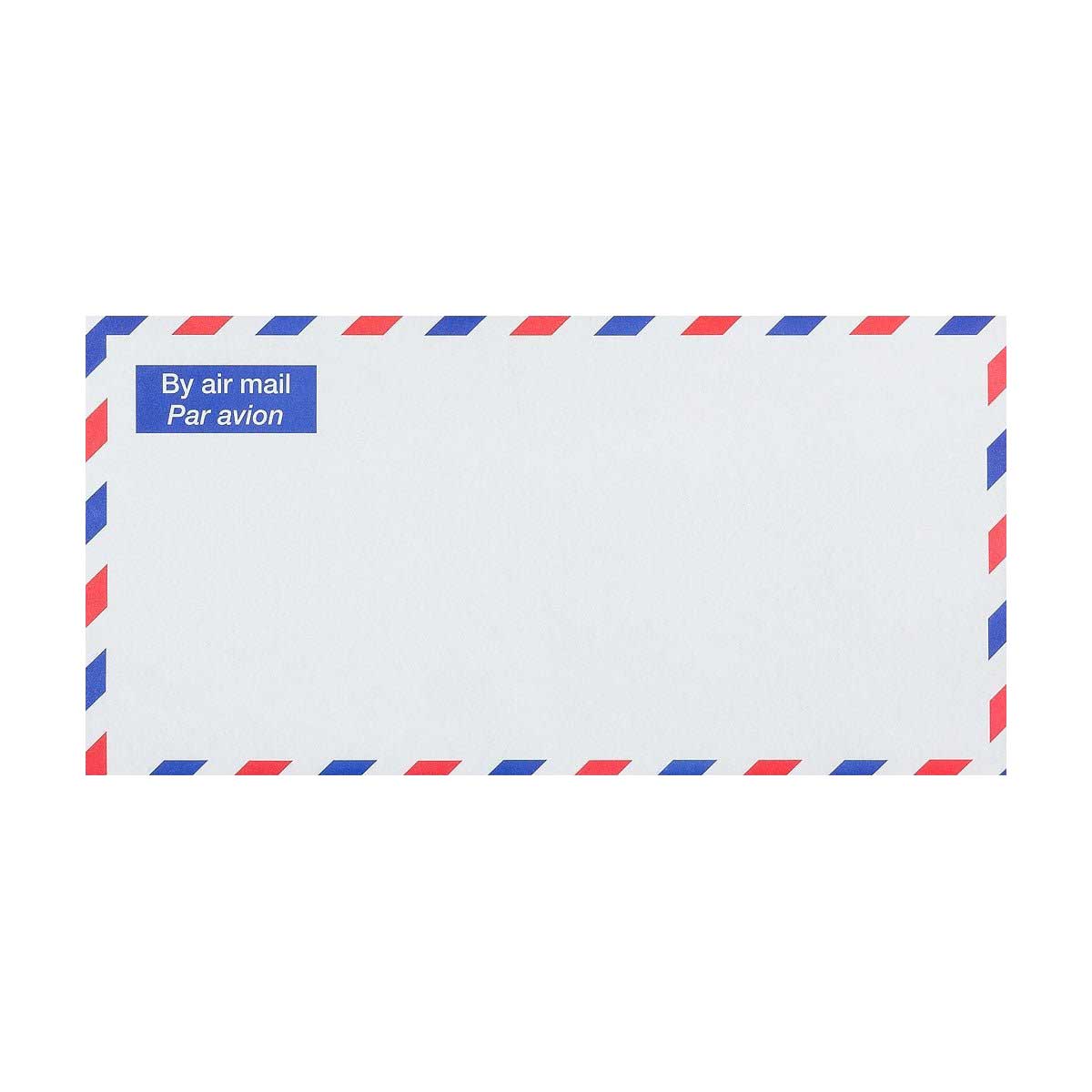 enveloppes-france-airmail-dl-110x220-enveloppe-blanche-avion image 1