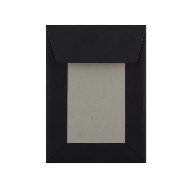 enveloppes-france-emballages-carton-enveloppe-noire-rigide-162x114-c6 image 1